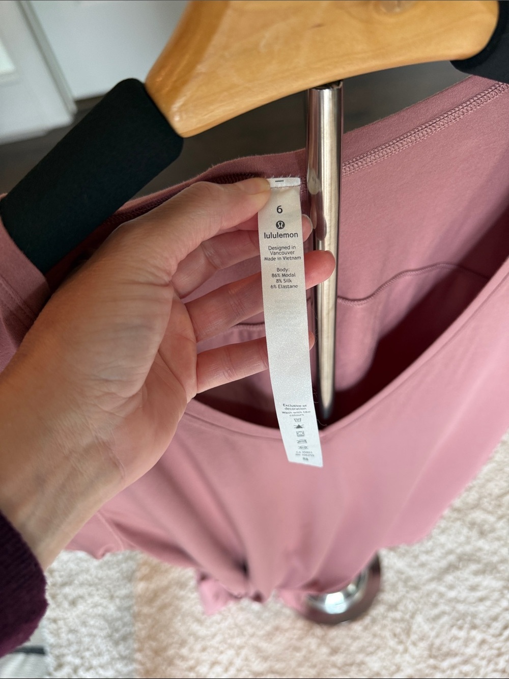 Lululemon Pink Side-Tie Tunic Top – Women’s Size 6 💗 - Picture 10 of 10